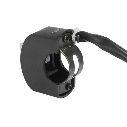 Motoforti DC 12V 7/8" 22mm Motorcycle Handlebar Switch Scooter Headlight Toggle Switch with on Off Push Button Gray - color: Gray