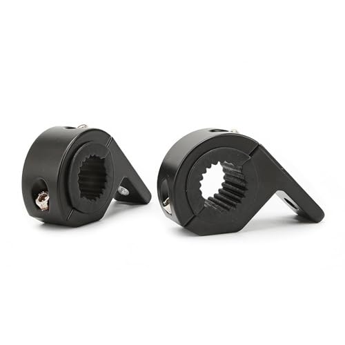 2 PCS Off-Road LED Light Mounting Bracket Bar Clamp Kits, Motorcycle Spotlight Mounting Bracket, Suitable for 22mm-30mm Roll Cage, Universal for Motorcycle ATV UTV