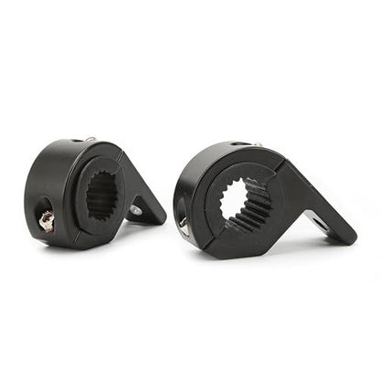 2 PCS Off-Road LED Light Mounting Bracket Bar Clamp Kits, Motorcycle Spotlight Mounting Bracket, Suitable for 22mm-30mm Roll Cage, Universal for Motorcycle ATV UTV