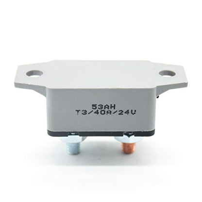 ZOOKOTO 12-24V 40 Amp ATV Resettable Circuit Breaker Fuse Holder 40A - color: 1Pcs, size: 40A