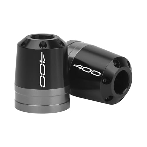 End Plugs Sliders Motorcycle Bar End Sliders for K&AWASAKI Z400 All Years Bar End Weights Protectors Handlebar Sliders CNC Aluminium Accessories - color: Titanium