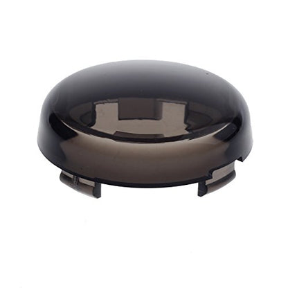 NTHREEAUTO Turn Signal Lights Lens Cover Compatible with Harley Dyna Fatboy Softail Road Glide - color: Snoked