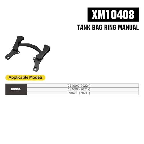 Rhinowalk Motorcycle Tank Bag Adapter Base with Strong Magnetic-XM10408 - color: Black408