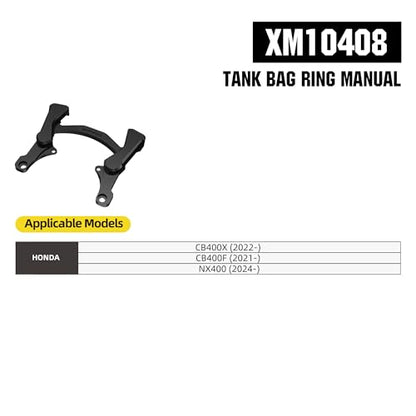 Rhinowalk Motorcycle Tank Bag Adapter Base with Strong Magnetic-XM10408 - color: Black408