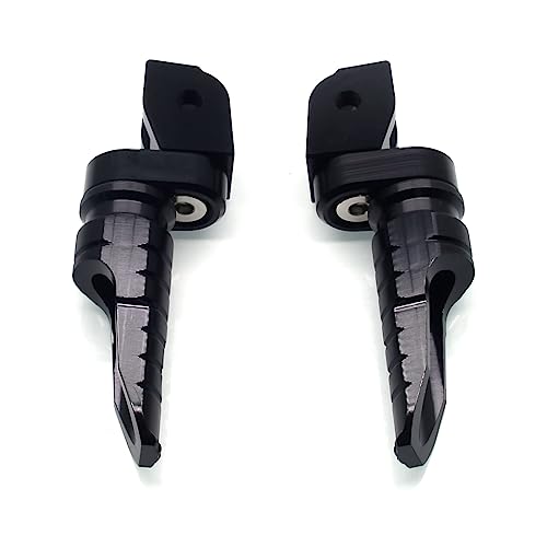 MZS Motorcycle Foot Pegs, Front Double Roating Rider Footpegs Compatible with Monster 696 to 1200 Models/Scrambler 400 800 1100 / Multistrada 950 1200 1260 / Hypermotard 821 950 / Hyperstrada 821 - size: Monster/Scrambler/Multistrada/Hypermotard