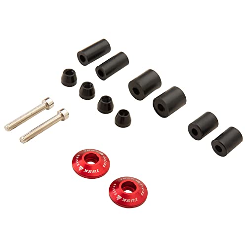 Tusk Bar Ends (Red) - color: Red