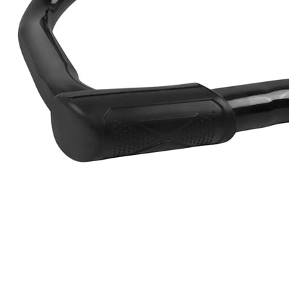 Crash Bar for Harley Dyna 2006-2017, 1 1/4" Highway Footpegs Engine Guard Protector for Low Rider, Wide Glide, Fat Bob, Street Bob, Super Glide, Switchback, CVO Fat Bob (Black) - color: Black