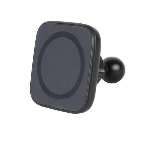15W Magnetic Wireless Charging Phone Holder with 20mm Ball for MagSafe iPhone 17/16/15/14/13/12 Series, Compatible with Bulletpoint Mounting Solutions