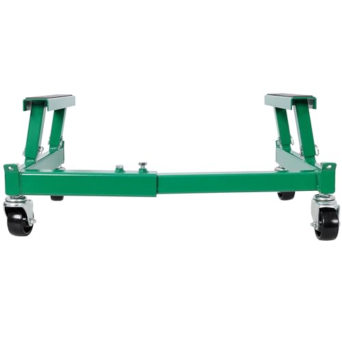 1500lbs ATV Motorcycle Engine Cradle Dolly - Heavy Duty Maintenance Stand | Roll your heavy bike or ATV anywhere with ease—saves your back, protects your frame, and tucks away compactly when not in use