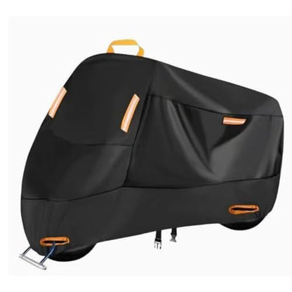 Motorcycle Cover for Yamaha V Star 950 2009–2017,Scooter Waterproof Outdoor Reflective with Lock-Holes Heavy Duty Durable All Season,black-4XL295 * 110 * 140CM - size: 4XL295*110*140CM