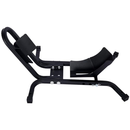 Motorcycle Wheel Chock, Heavy Duty Adjustable Front Tire Stand for 17" to 21" Wheels, Self Locking Motorcycle Wheel Cradle, Steel Bike Chock for Trailer, Garage, Truck Bed & Storage,