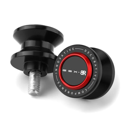 Motorcycle Swingarm Spools Slider Compatible With S.uzuki GSX-8R 2024 2025 | Swing Arm Stand Screws Bobbins GSX8R GSX 8R Accessories (red) - color: red
