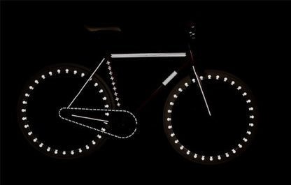 RydeSafe Reflective Decals - Hexagon Kit - Large - color: Black