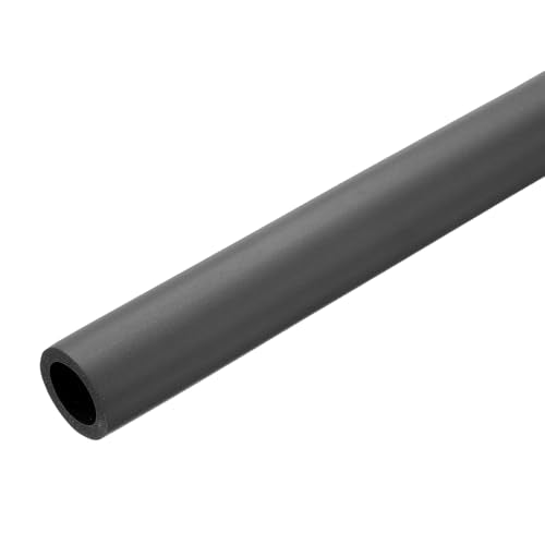 uxcell Foam Tubing for Handle Grip Support, 22mm(7/8") ID 32mm(1 1/4") OD 1m Length Black - color: Black, size: 22mm x 32mm x 1 m