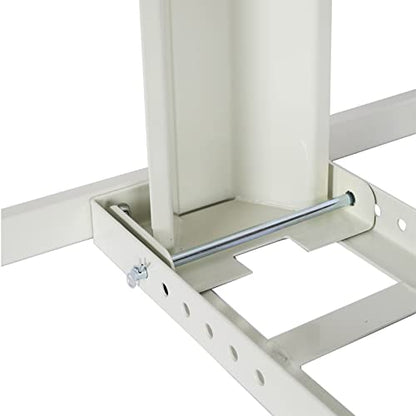 Motorcycle Wheel Chock, 1800lbs Heavy-Duty Steel Stand for 15"-22" Wheels, White Trailer Motorcycle Stand with Adjustable Holes, High-Grade Steel Trailer Stand - size: 1800lbs for 15"-22" Wheels（White）