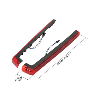 King Tour Trunk Backrest 13.7" King Tour Trunk W/Lock Key Brake LED Tail Side Light Fit for Harley Street Glide FLHR FLHRC FLHRSE FLHT FLHX FLHXS FLHXSE FLTRX and FLTRXS 2014-2025 - color: AStyle #01