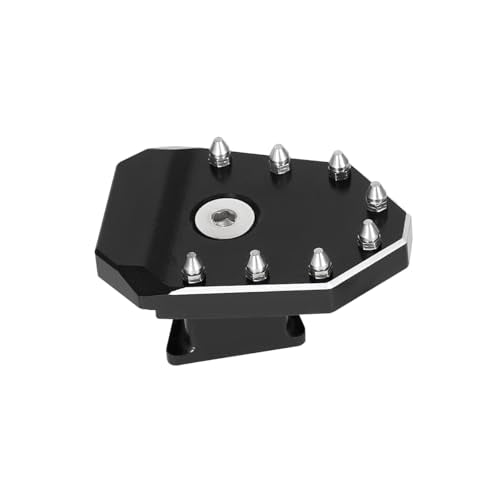 KLR650 Brake Pedal Black Rear Foot Extension Pedals Motorcycle Rear Pedals Footbrake Lever Pedal Enlarge Extension Pad Aluminum Alloy Compatible With KLR650 2008-2025 - color: Black