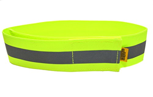 HQRP Reflective Elastic Band for Safe Running Cycling Biking Walking at Night