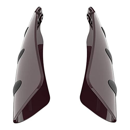 Advanblack Color Matched Hand Guard For Harley Touring & Softails - color: Black Cherry
