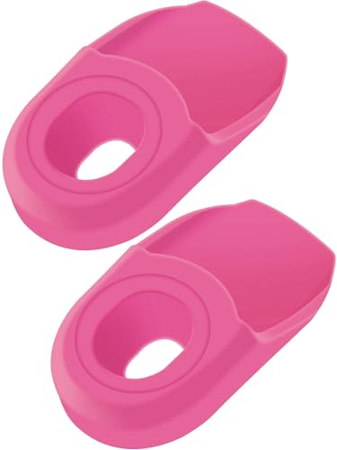 Bike Crank Boot Protectors MTB Arm Protectors for Bicycle Cranks Anti-Friction Rubber for Mountain,Road Bike-1 Pairs - color: Pink-1 Pairs