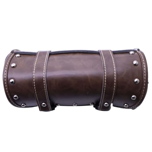 Motorcycle Handlebar Front Fork Bag Tool Roll Pouch Storage Saddlebag Retro style for Harley Honda Kawasaki Suzuki Yamaha universally suitable all motorcycle models
