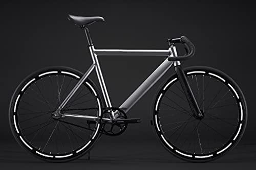 14pcs High Visibility Warning Reflective Stripes Rim Stickers Bike Bicycle Kit Decals Black Reflector Highly Night Safety Sign Visibility Universal Self - Adhesive D 54