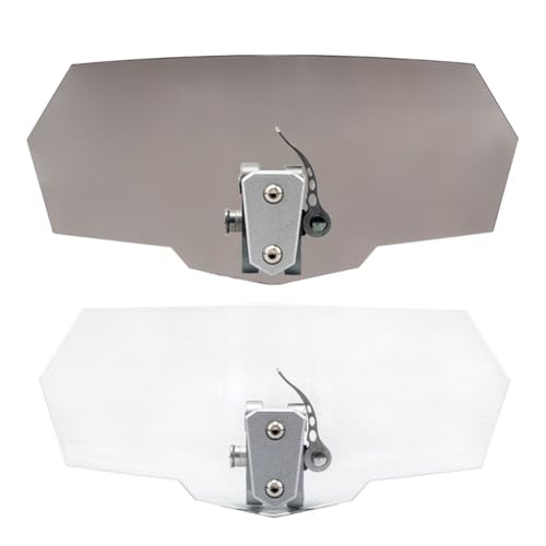 Fairing Windscreen Motorcycle Extension Spoiler Windshield Adjustable Windscreen Wind Deflector Acrylic Aluminum Alloy
