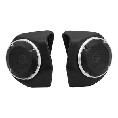 TCMT King Motorcycle Trunk Box Backrest Speakers Set Fit For Harley 2014-2025 Touring CVO Road King Road Glide Street Glide Electra Glide Ultra Limited Pack - color: Style A+Speakers#1
