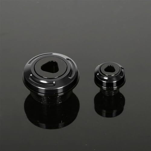 Monkey Engine Crankcase Cover Plugs Compatible with Monkey 125 GROM CT125 DAX 125 CNC Motorcycle Accessories Crankcase Hole Plug (Black) - color: Black3