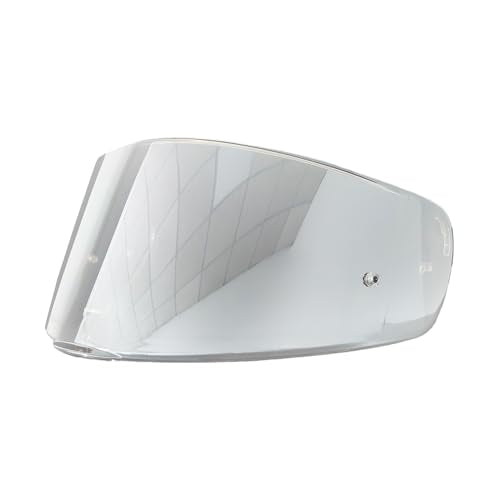Sedici Strada 3 Visor,UV Protection Motorcycle Helmet Face Shield Visor Replacement Compatible with Sedici Strada 2 Strada 3 FT2 VECTOR FF801 FF397(Revo Clear Silver) - color: Revo Clear Silver