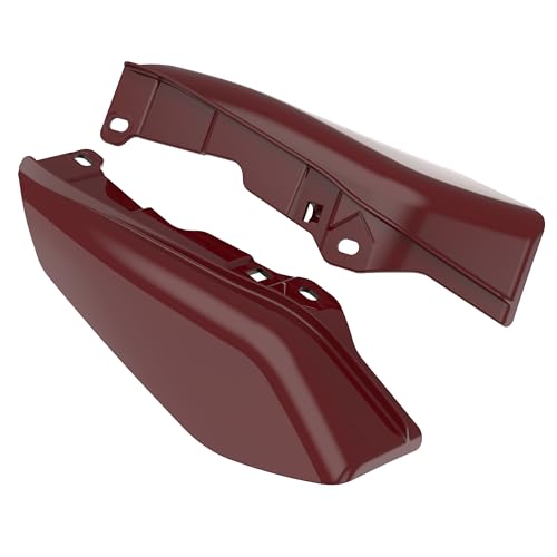 Mid Frame Air Deflectors Heat Shield Fit for Harley Touring 2009-2026 Billiard Red - color: Billiard Red