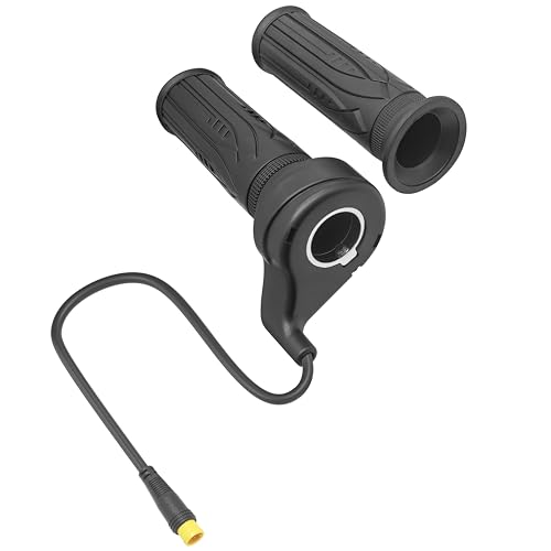 20X Full Twist Throttle Grip, 3 Pin Water Proof Connection | Compatible with Ebike 12V-72V, Electric Bike Throttle, with Waterproof Connector, Electric Bicycle, E-Scooter, Mountain Bike