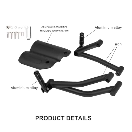 Passenger Footpegs Foldable and Rear Passenger Heat Shield Cover for Harley Motorcycle Sportster S 1250 2021 2022 2023 2024 2025
