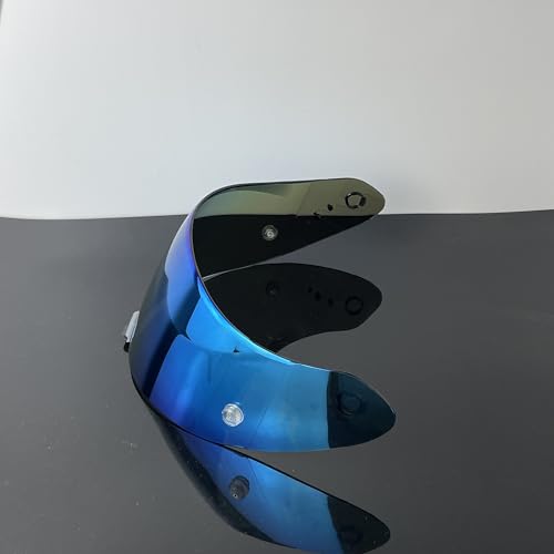 R1 Air Helmet Visor Replacement,Tinted Motorcycle Helmet Face shield Windshield lens for R1,R1 Air,R1 EVO,T520,ST1400,391 (Revo Ice Blue) - color: Revo Ice Blue