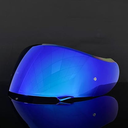 Neotec 2 Helmet Visor Replacement for,CNS-3 UV Protection Helmet Face Shield Compatible with SHOEI Neotec 2(Revo Deep Blue) - color: Revo Deep Blue- Day Use