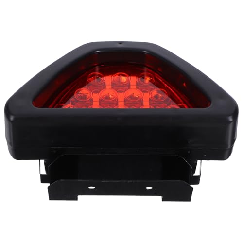 LED Triangle Tail Brake Light for Car Rear Bumper, Vehicle Emergency Flashing Warning Lamp, Red Set for Universal Auto Safety and Anti-collision