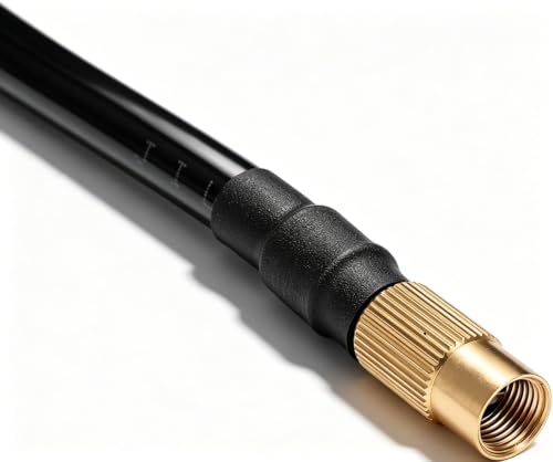 Polyurethane Recoil Air Hose, Car Air Pump Extend Hose, Air Compressor Hose, 16.4ft PS20 Female Plug Inflator Extension Tube for American Tire Nozzle Car Motorcycle - size: 16.4 ft