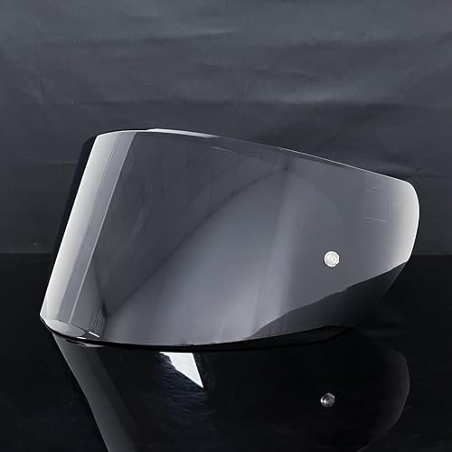 Assault Helmet Visor,Motorcycle Helmet Shield Replacement UV Protection Windshield Compatible With Assault,Stream,Rapid,Storm,FF320,FF328,FF353,FF800(Deep Black) - color: Deep Black