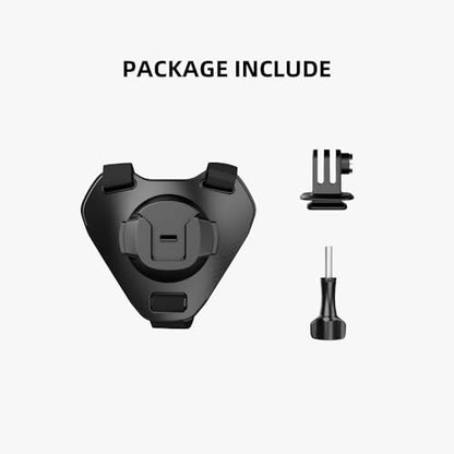 Quick Release Motorcycle Helmet Chin Strap Mount for Go Pro, Magnetic Dirt Bike Helmet Mount Compatible with DJI Osmo Action 6/5pro/4/3,GoPro Hero 13,12,11,10, 9, 8, AKASO, SJCAM and More