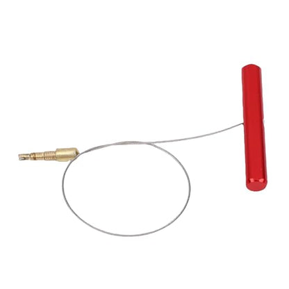 Keenso Tire Valve Stem Fishing Tool Puller with Ergonomic Aluminum Handle for Dirt Bike ATV UTV Motorcycle Tube Repair (Red) - color: Red