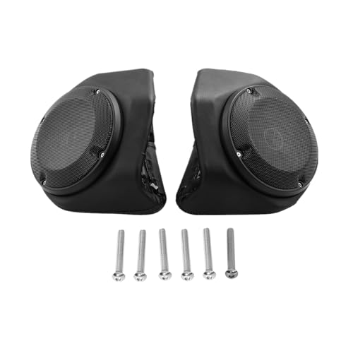 TCMT King Motorcycle Trunk Box Wrap-Around Backrest Speakers Fit For Harley 2014-2025 Trunk Touring CVO Road King Road Glide Street Glide Electra Glide Pack - color: Style A+Speakers#3