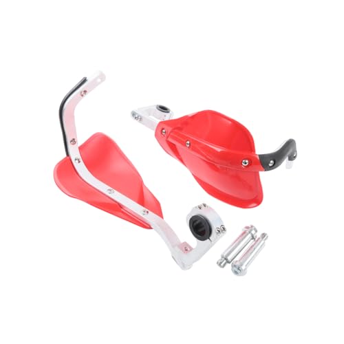 TCT-MOTORPARTS Red 7/8" 22mm Hand Guards Dirt Bike Handguards Fit for KDX200 KLR250 KX250 KLX250 KLX300 SM/R KLX140L CRF XR DRZ - color: Red