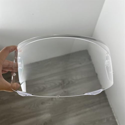 HJ-33 Helmet Visor For i90.Replacement Motorcycle Helmet Shield Compatible with HJC i90 (Clear) - color: Clear