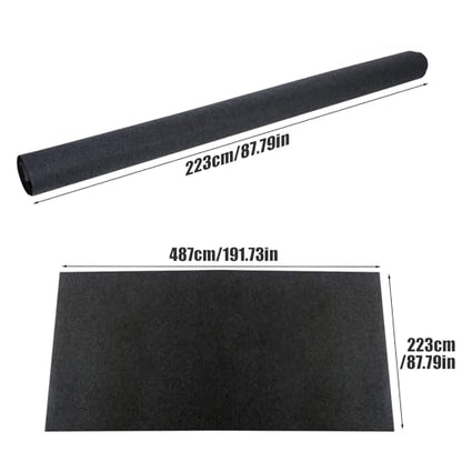 Oil Spill Mat, Absorbent Garage Floor Mat with Non-Slip Waterproof Backing, Extra Large Dark Grey Parking Mat, Motorcycle and Car Maintenance Pad, Ideal Gift for Mechanics Dark Gray
