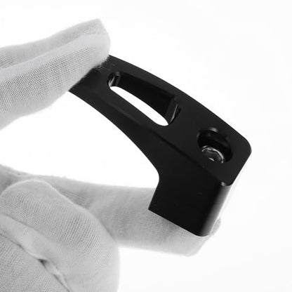 Universal Motorcycle Hanging Hook Rectangular Slot Motorcycle Helmet Luggage Bag Holder Hanger for Scooters Bicycles Black 61mm Length