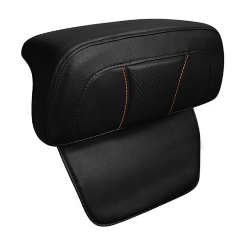 Razor Chopped Trunk Backrest Pad Fits Harley Touring 2014-2023 Tri Glide Road King Street Glide Electra Glide Pack - color: Style C# 2