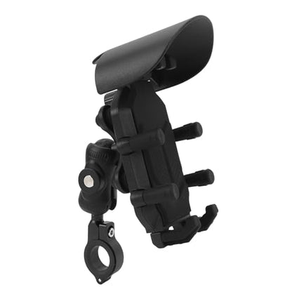 Motorcycle Phone Mount, Anti Shake Vibration Dampener High Speed Secure Lock Bike Phone Holder, Handlebar Mount with Adjustable Bracket and Anti Theft Design for