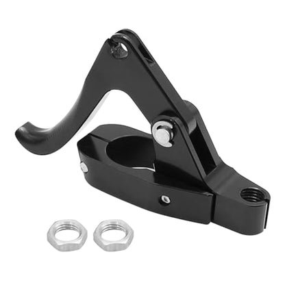 CNC Finger Throttle Clutch Lever 7/8" Handlebar Motorcycle Replacement for Wave Runner (Black) - color: Black