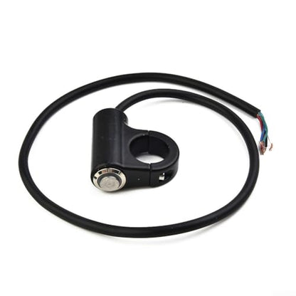 Waterproof LED Motorcycle Handlebar Headlight Switch, 22mm, ON OFF, Aluminum Alloy