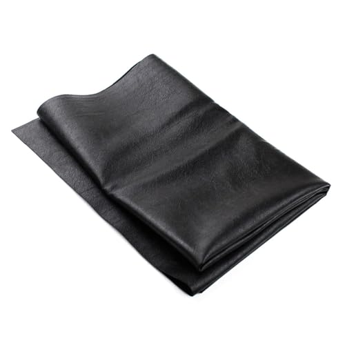 Motorcycle Seat Cover, 39" x 27" Cuttable Anti-scratch Protector, High Elasticity Fine Grain PVC Leather Cover, Universal Exterior Accessory for Most Ebikes Scooters Motorcycles (Black)